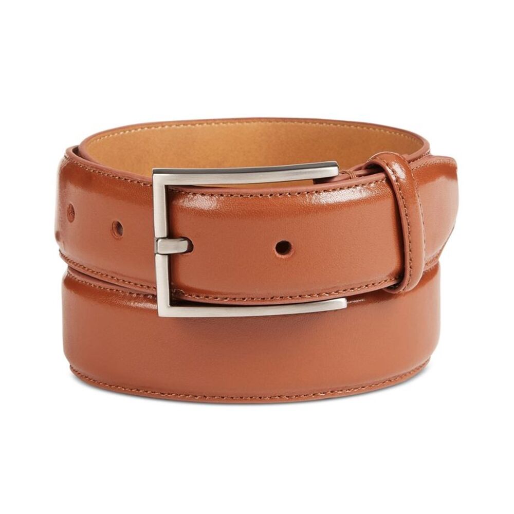 Ryan Seacrest Mens Dress Belt, Brown, L, DM
